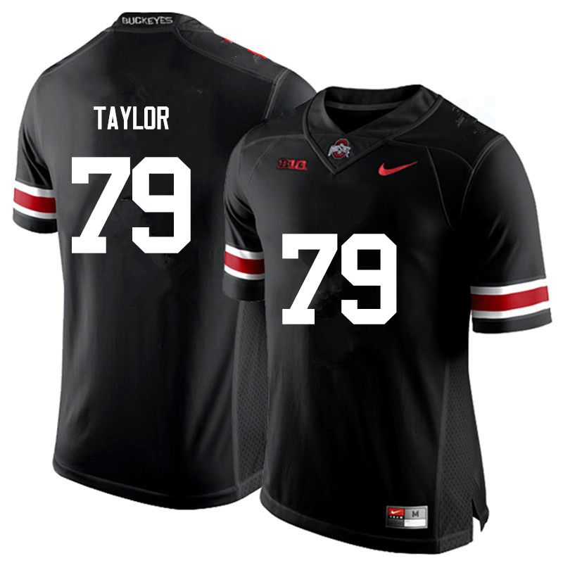 Ohio State Buckeyes #79 Brady Taylor College Football Jerseys Game-Black